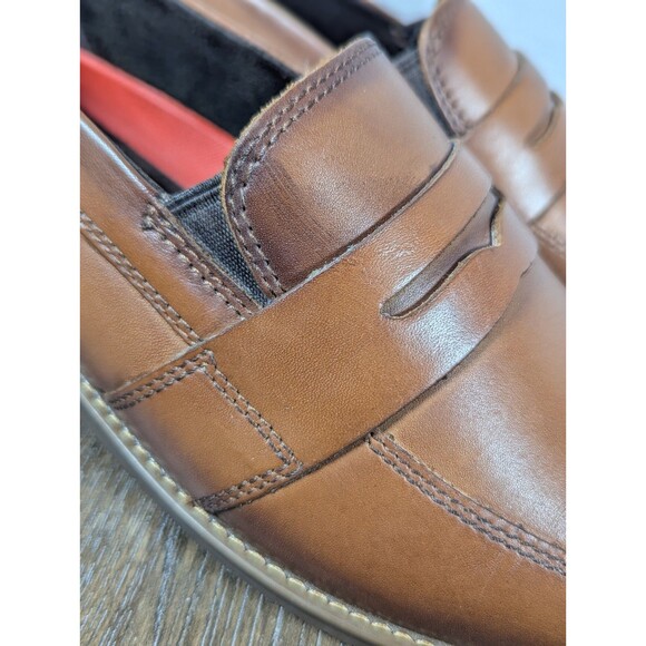 Rockport Total Motion Office Penny Loafers Mens 7 Carmel Brown Slip On Dress main image 9